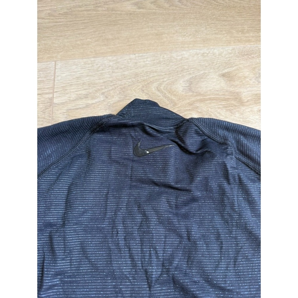 EUC Nike Shirt Womens Size L Long Sleeve Pullover Pro Warm Mock Neck Sparkle Run - Picture 8 of 8